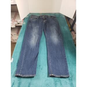 Lucky Brand Jeans Size 36x32 Mens Blue Pants Stretch Denim Mid Rise 221 Straight